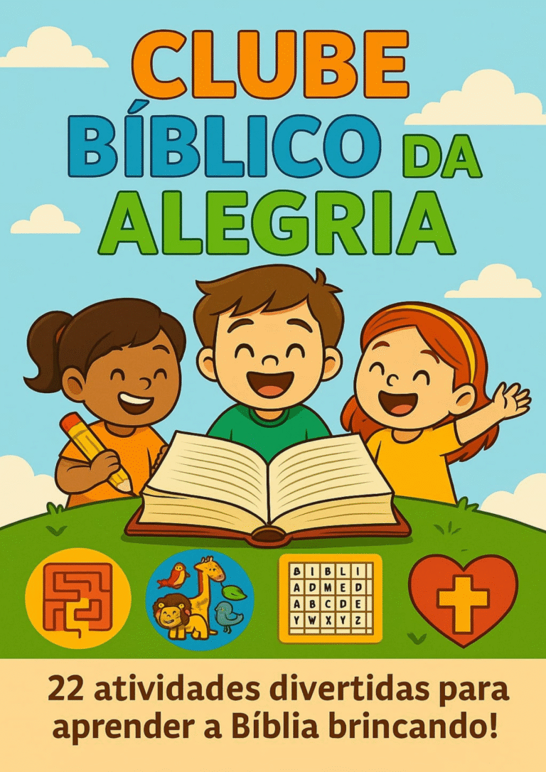 CLUB BIBLICO DA ALEGRIA CAPA PNG